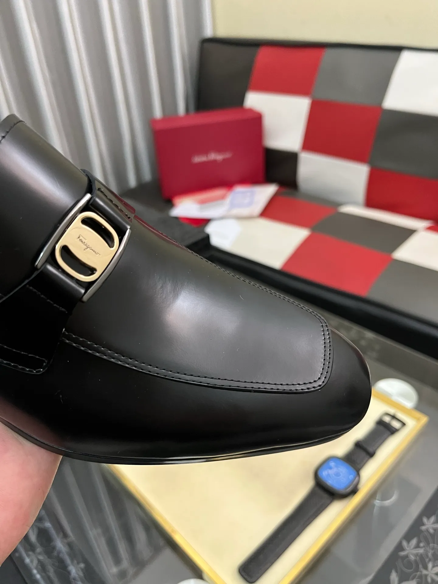 Men's shoes 💰: 600⌚️⌚️【Salvatore Ferragamo】Ferragamo business leather shoes, 1:1 top purchasing quality, imported selected original calfskin for the uppers, imported original water-dyed cowhide for the inner feet, imported original 1:1 customized Italian handmade lightweight foam outsole, code number: 38-44 (45 custom-made)